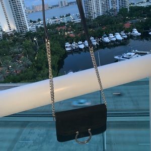 Mini black purse